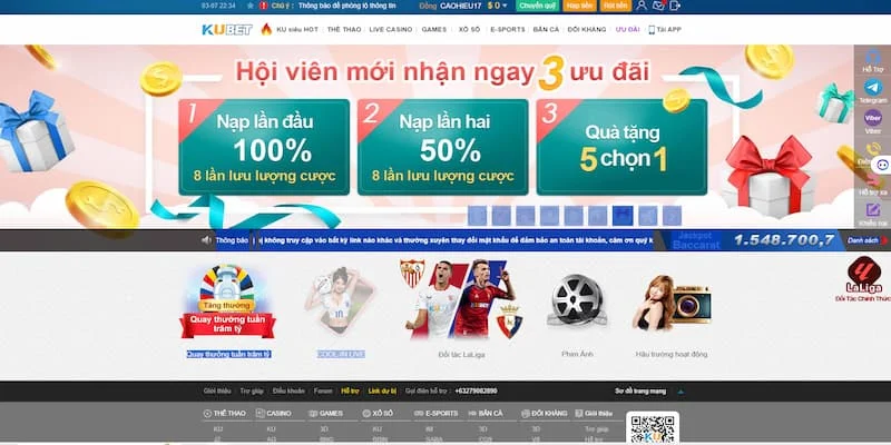 Ưu điểm vượt trội khi tham gia rút tiền tại Kubet